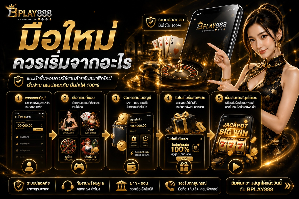 คู่มือสมาชิกใหม่ BPLAY888