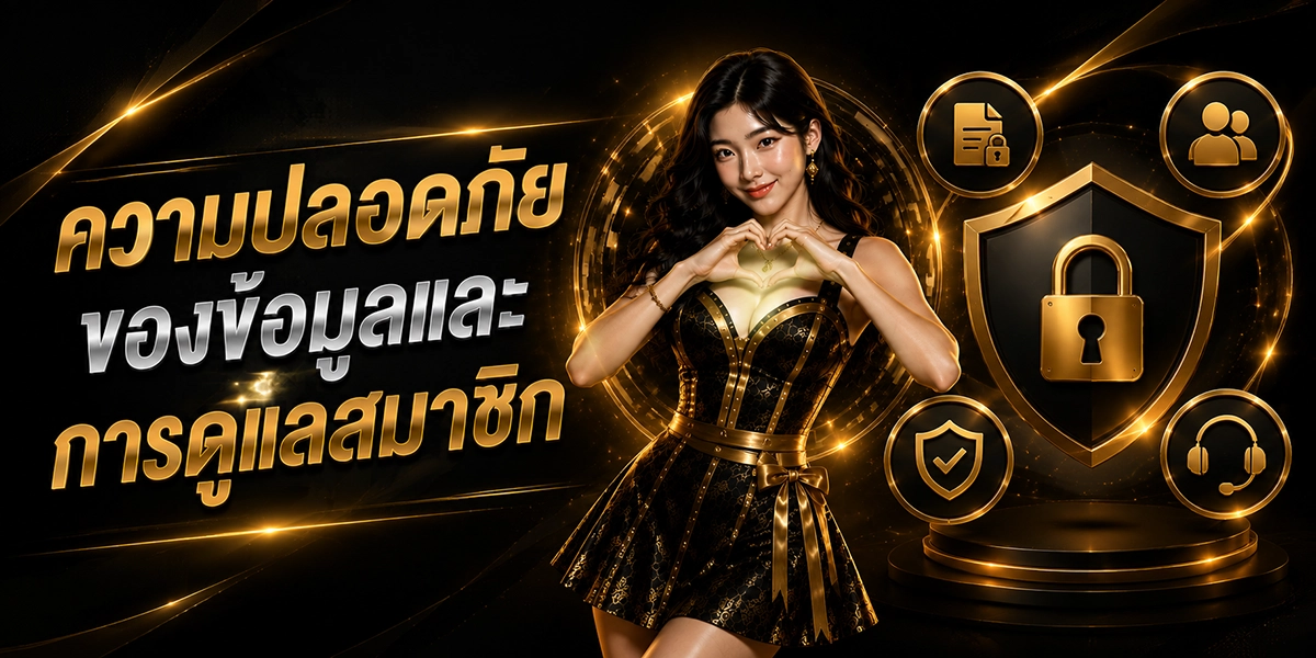 ความปลอดภัยของข้อมูลและการดูแลสมาชิก